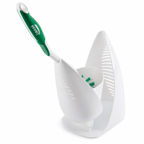 Libman® Toilet Bowl Brush and Caddy Perspective: left