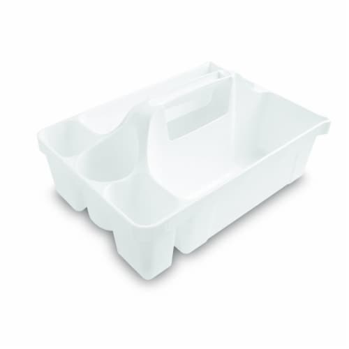 White Plastic Cleaning Caddy