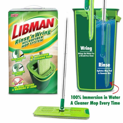 Libman® Rinse 'n Wring Microfiber Mop System Perspective: left