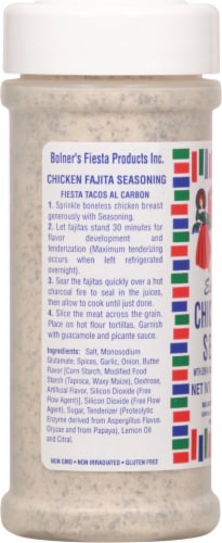 Fiesta® Extra Fancy Chicken Fajita Seasoning Perspective: left