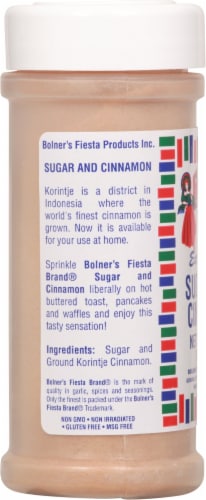 Fiesta® Extra Fancy Sugar & Cinnamon Seasoning Perspective: left