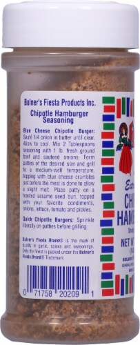 Fiesta® Extra Fancy Chipotle Hamburger Seasoning Perspective: left
