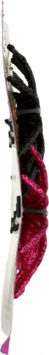 Fun World® Glitter Spider Decorations - Black/Purple Perspective: left