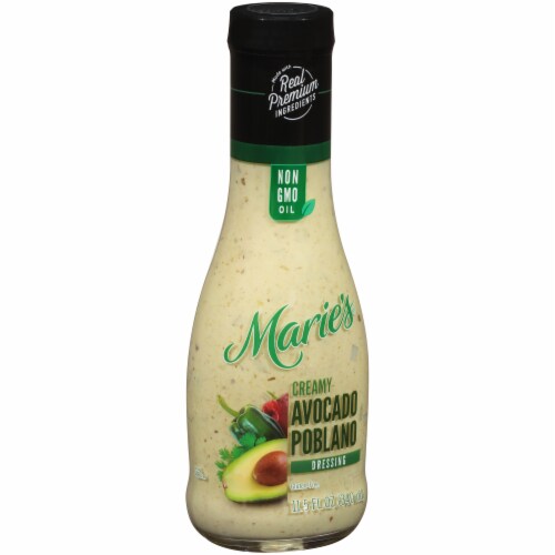Marie's Creamy Avocado Poblano Dressing Perspective: left