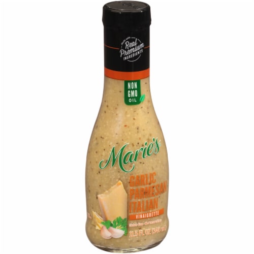 Marie's Garlic Parmesan Italian Vinaigrette Dressing Perspective: left