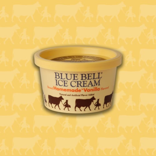 Blue Bell® Homemade Vanilla Ice Cream Cups Perspective: left