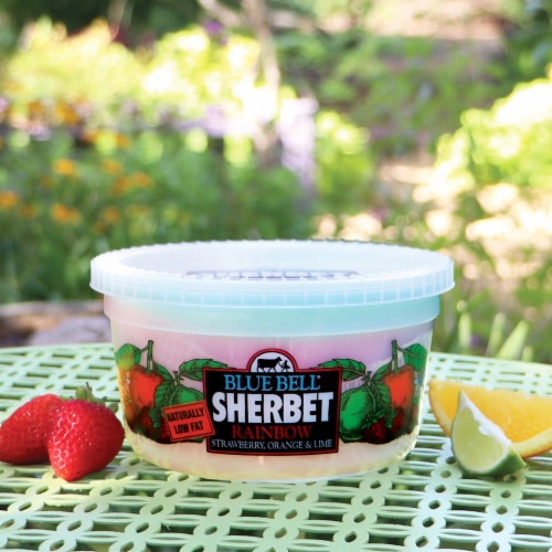 Blue Bell® Rainbow Sherbet Tub Perspective: left