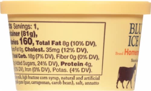 Blue Bell® Homemade Vanilla Ice Cream Cup Perspective: left
