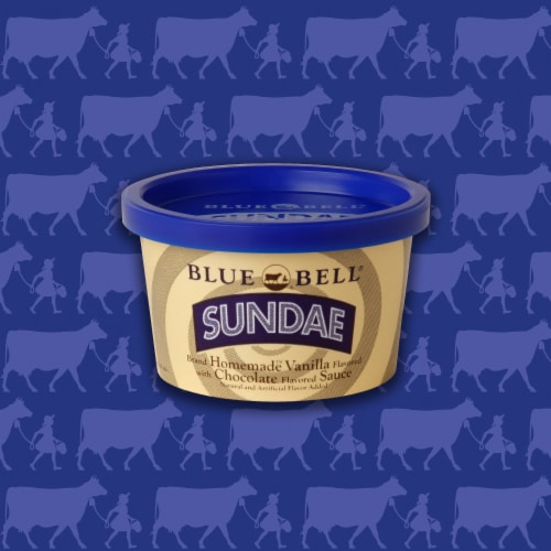 Blue Bell® Sundae Ice Cream Cups Perspective: left