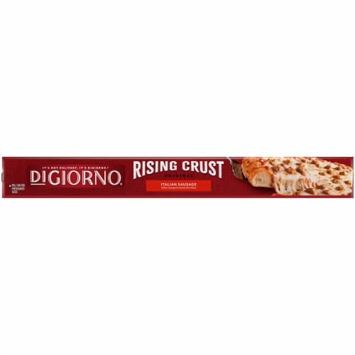 DIGIORNO Italian Sausage Frozen Pizza on a Rising Crust Perspective: left