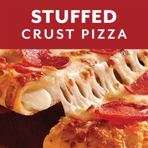 DIGIORNO Frozen Pizza - Three Meat Stuffed Crust Pizza - Personal Pizza Perspective: left