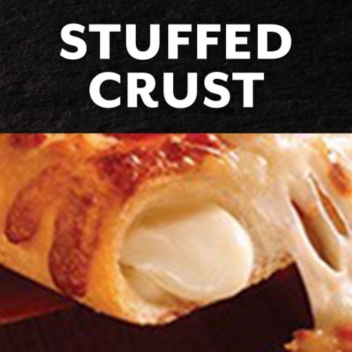 DIGIORNO Frozen Pizza - Pepperoni Pizza on a Stuffed Pizza Crust - Personal Pizza Perspective: left