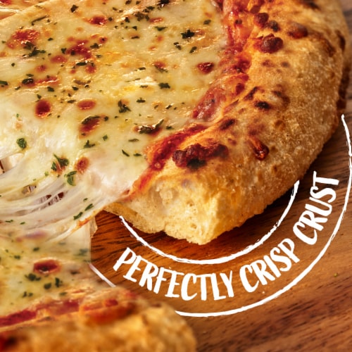 DiGiorno Four Cheese Pizza Wood Fired Style Crust Frozen Cheese Pizza Perspective: left