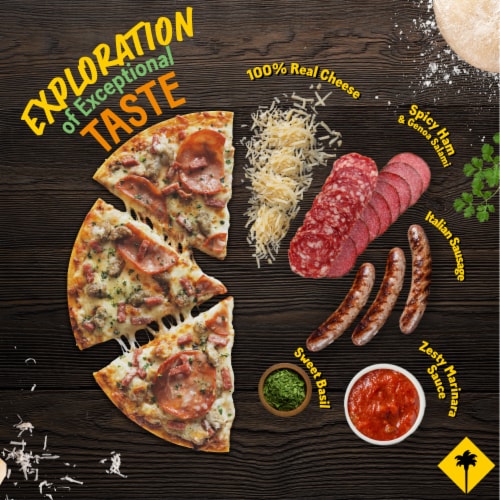 California Pizza Kitchen Sicilian Crispy Thin Crust Frozen Pizza Perspective: left