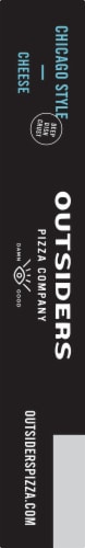 Outsiders Chicago Style Cheese Frozen Pizza Perspective: left