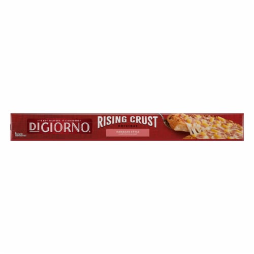 DIGIORNO Hawaiian Style Frozen Pizza on a Rising Crust Perspective: left