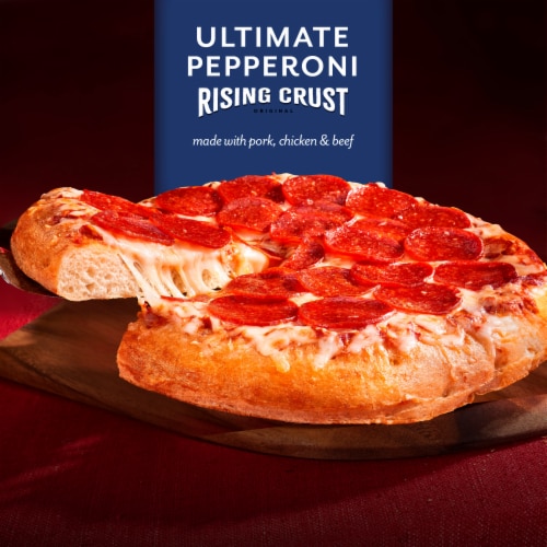 DiGiorno Frozen Pizza Rising Crust Pepperoni Pizza Perspective: left