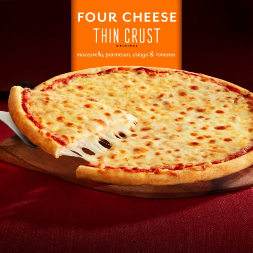 DiGiorno Frozen Pizza Four Cheese Thin Crust Pizza Perspective: left