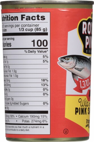 Royal Pink Brand® Wild Alaskan Pink Salmon Perspective: left