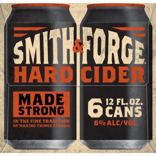Smith & Forge Hard Cider 6 Cans Perspective: left