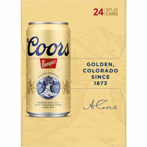Coors® Banquet Lager Beer Perspective: left