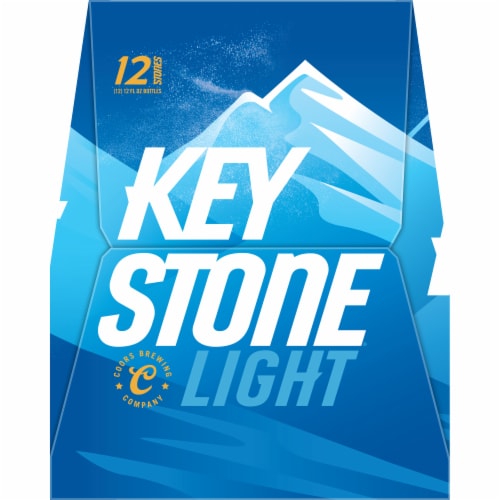 Keystone Light Lager Beer Perspective: left
