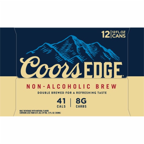 Coors Non-Alcoholic Beer 12 Count Perspective: left