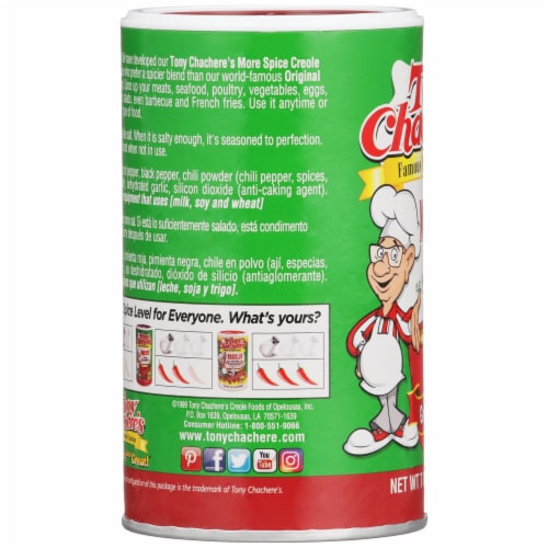 Tony Chachere's® More Spice Creole Seasoning Perspective: left