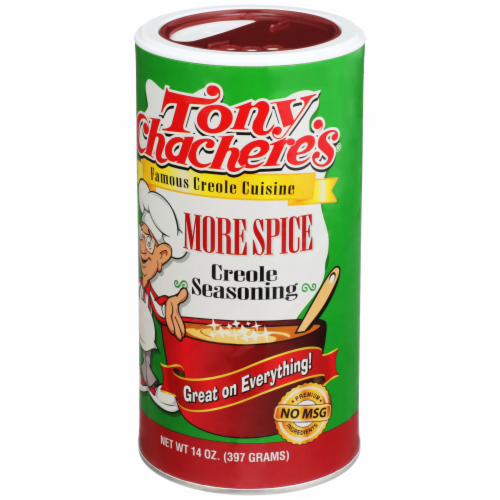 Tony Chachere's® More Spice Seasoning Perspective: left