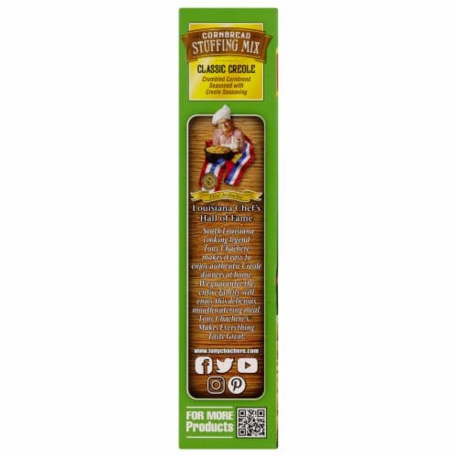 Tony Chachere's® Classic Creole Cornbread Stuffing Mix Perspective: left