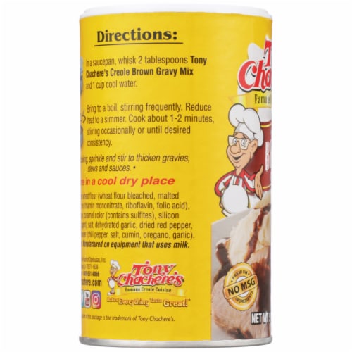 Tony Chachere's® Creole Brown Gravy Mix Perspective: left