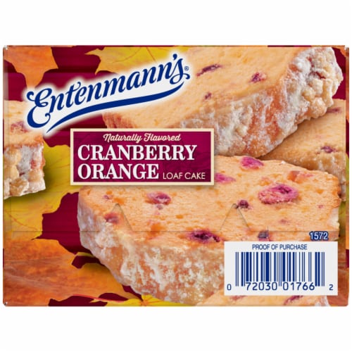 Entenmann's® Cranberry Orange Loaf Cake Perspective: left