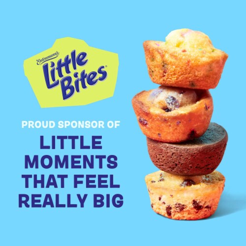 Entenmann's Little Bites Banana Mini Muffins Pouches Perspective: left