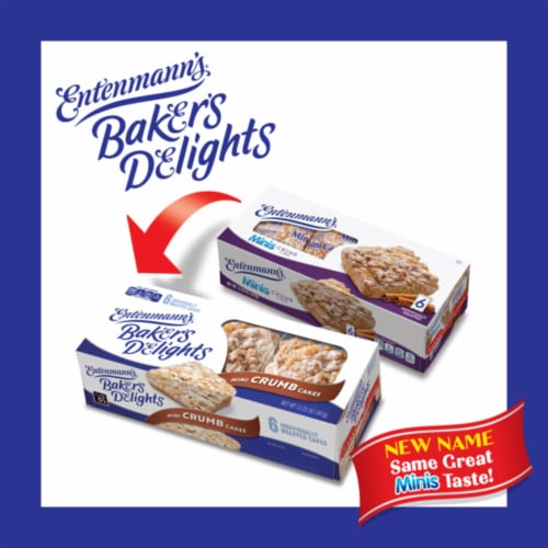 Entenmann's Crumb Mini Snack Cakes Perspective: left