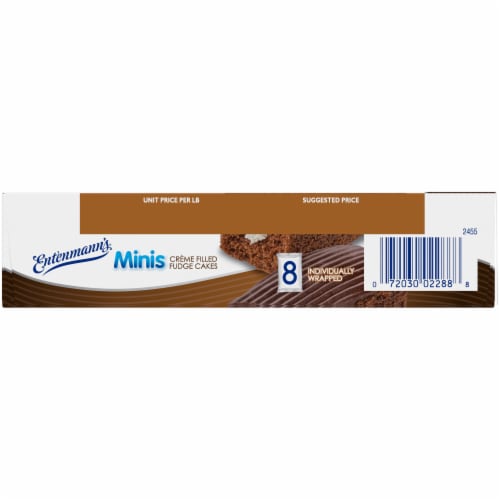 Entenmann's® Minis Creme Filled Fudge Cakes Perspective: left