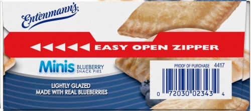 Entenmann's® Minis Blueberry Glazed Snack Pies Perspective: left