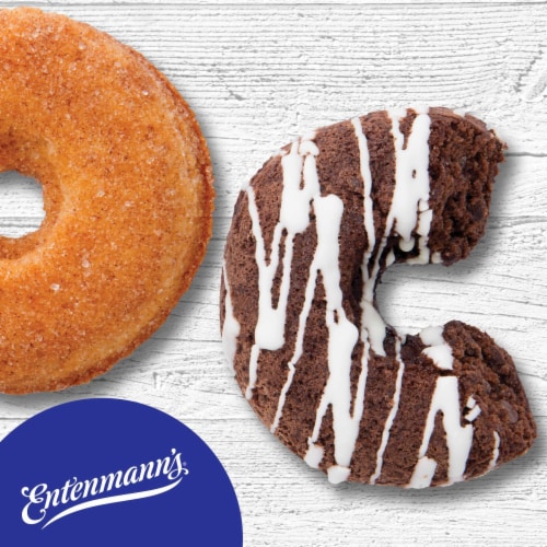 Entenmann's Donut Cakes Double Chocolate Chip Cake Perspective: left