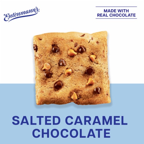 Entenmann's Big Chunk Salted Caramel Chocolate Baked Cookies Perspective: left