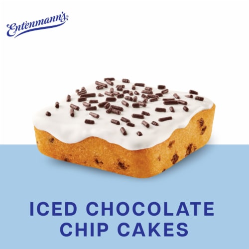 Entenmann's Chocolate Chip Mini Snack Cakes Perspective: left
