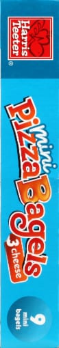 Harris Teeter® 3 Cheese Mini Pizza Bagel Snacks Perspective: left