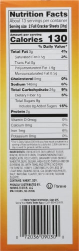 Harris Teeter Honey Graham Crackers Perspective: left