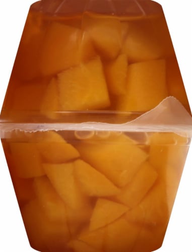Harris Teeter™ Yellow Cling Diced Peaches Fruit Bowls Perspective: left