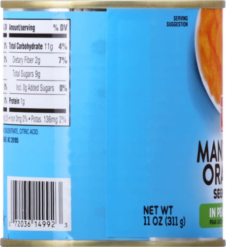 Harris Teeter™ Mandarin Orange Segments in Pear Juice Perspective: left