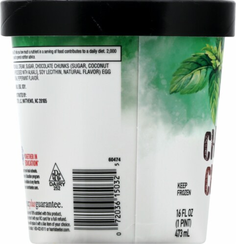 Harris Teeter™ Chocolate Chip Mint Ice Cream Perspective: left