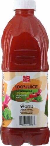 Harris Teeter™ Low Sodium 100% Vegetable Juice Cocktail Perspective: left