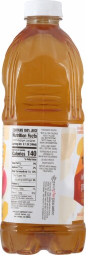 Harris Teeter White Grape Peach Juice Perspective: left