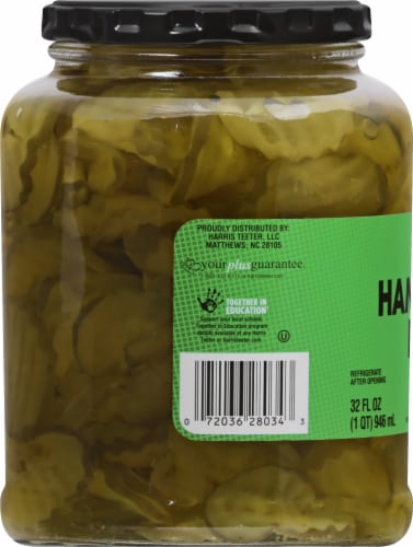 Harris Teeter™ Hamburger Dill Pickle Chips Perspective: left