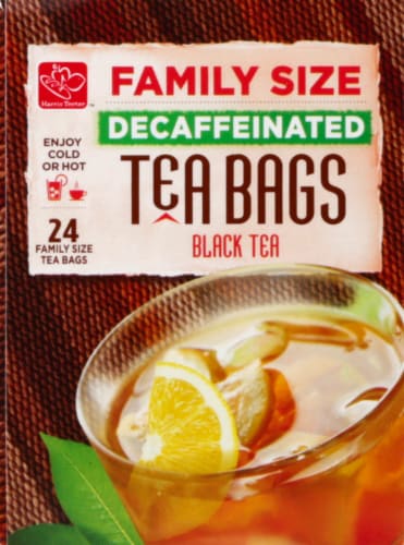 Harris Teeter® Black Tea Decaf Family Size Tea Bags Perspective: left