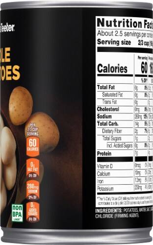Harris Teeter Whole Potatoes Perspective: left