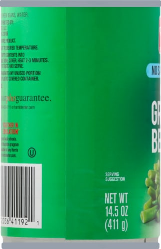 Harris Teeter™ No Salt Added Cut Green Beans Perspective: left